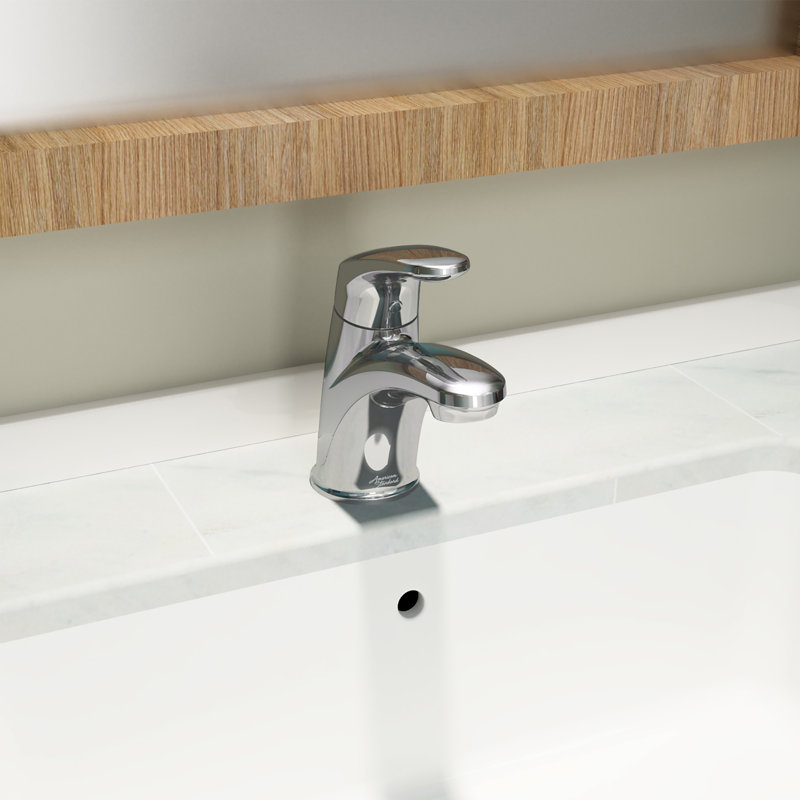 Robinet pour salle de bain à un trou avec ensemble de drain Colony Pro, Chrome poli, Sans bonde