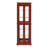 Elegant Cherry Lighted Curio Display Cabinet With Glass Doors-346036772