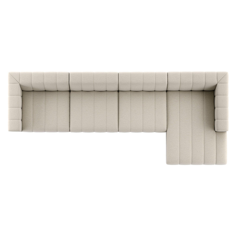 Langham Sectional, 28.5" H x 161" W x 68" D, Right Hand Facing