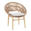 Ensemble de 2 chaises d'extérieur en osier-452419364