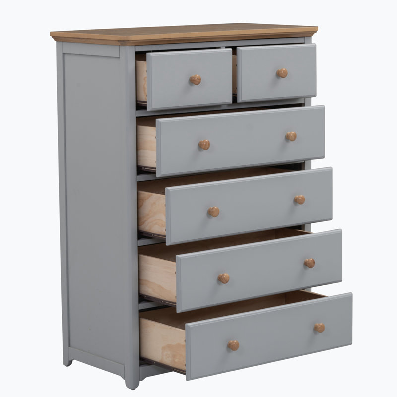 Commode à six tiroirs