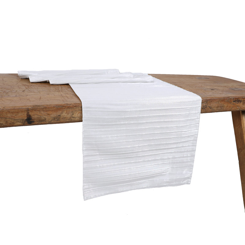 Chemin de table Steiner, Blanc argenté