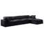 Canapé modulaire réversible en velours Hinesh-87141406