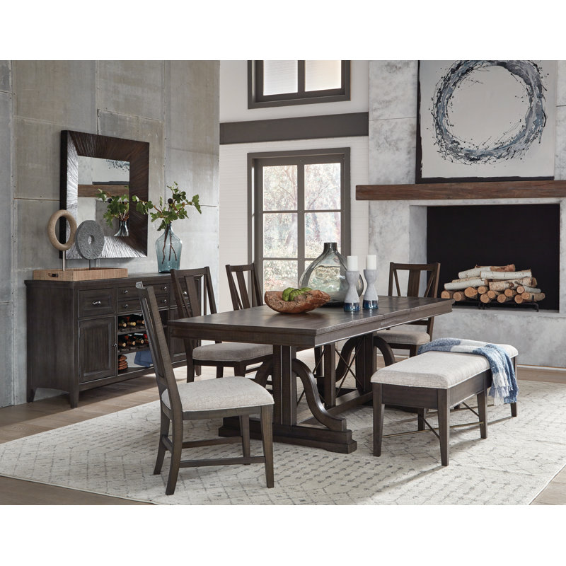 Aronoff Fabric Upholstered Storage Bench, Graphite 
