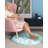 Kevn Light Blue Shag Faux Sheepskin Fur Washable Area Rug-527222703