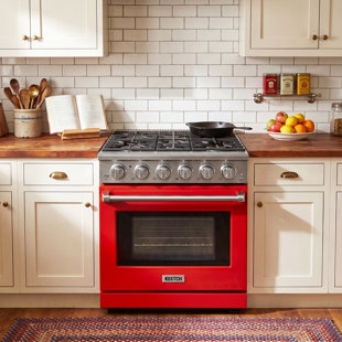 Kostch 30" Gas Range 4.55 Cu.ft. Freestanding Natural Gas Stove with 5 Burners