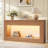 63'' W Console Table With Tri-color Led Lights & Storage