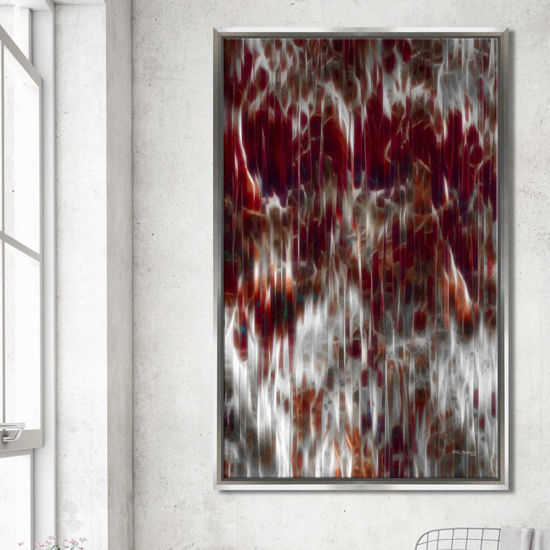 «A Contrite Spirit, Psalm 34:18» par Mark Lawrence, reproduction d'art, H 27,5 po x l 43,5 po x P 2 po, Cadre flottant argent