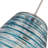 Aref 1 - Light Clear/Chrome/Blue Single Pendant-731715593