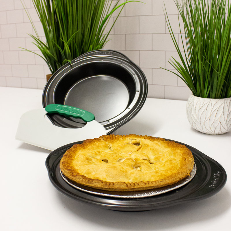 BergHOFF Perfect Slice 3Pc Non-Stick Pie Pan Set with Slicing Tool