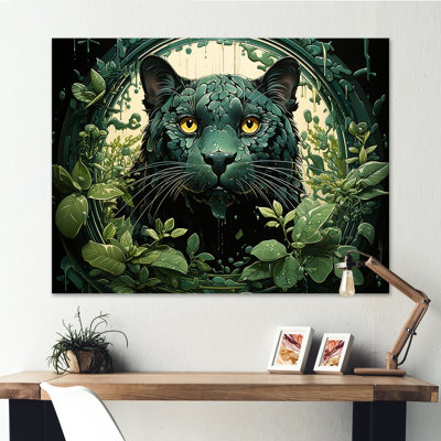 Joyeux jaguar dans la jungle I - salon d'art léopard / guépard_106804