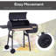 Barbecue portatif en acier Outsunny