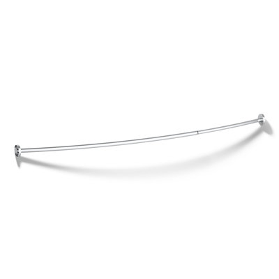 Expanse 76" Curved Fixed Shower Curtain Rod