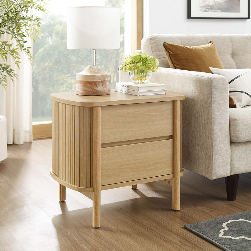 Table de chevet Modway Cadence, Chêne