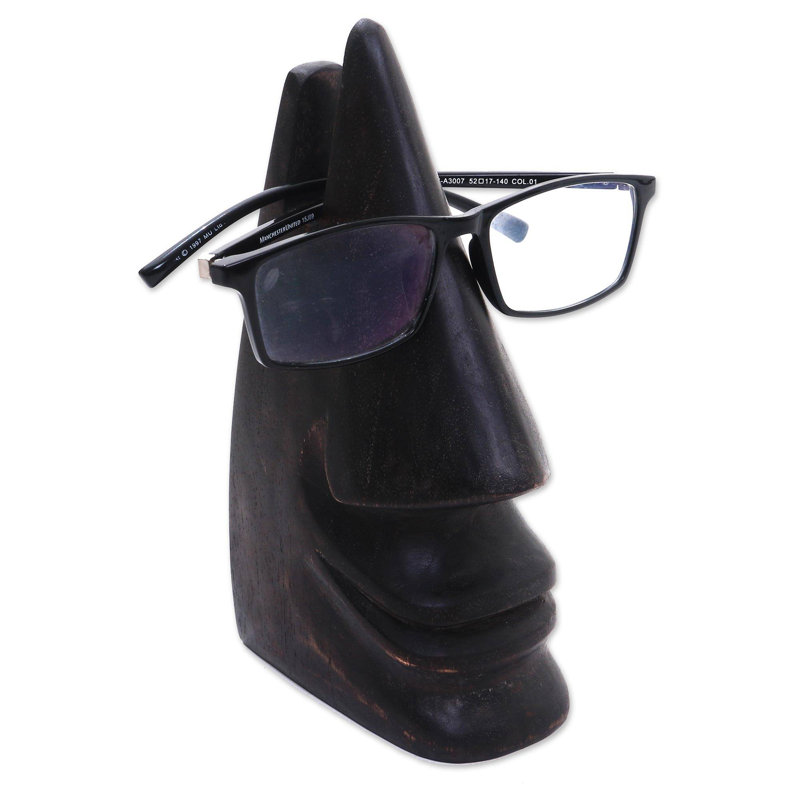 Wood Eyeglass Holder + Locking