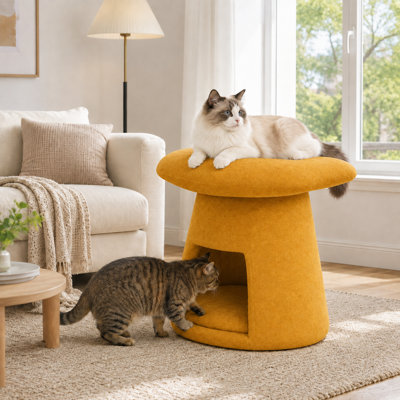 Repose-pieds multifonctionnel pour chat, tapis pour chat, tapis rembourré, repose-pieds moderne pour chats, chatons et petits chiens