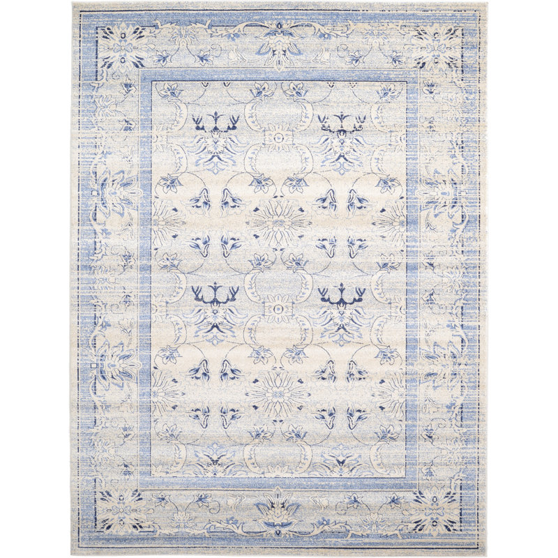 Marconi Floral Indoor Rug, Rectangle 9'10" x 13'