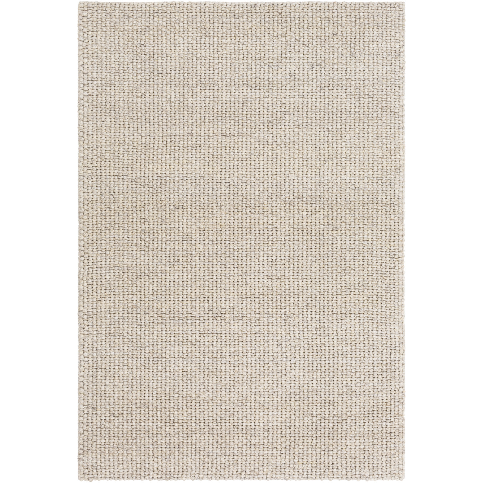 Hero Ivory Hand-Woven Flatweave Rug, Rectangle 12' x 15'