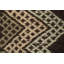 Élégant tapis de couloir Kilim 3 x 9 dans des tons terreux
