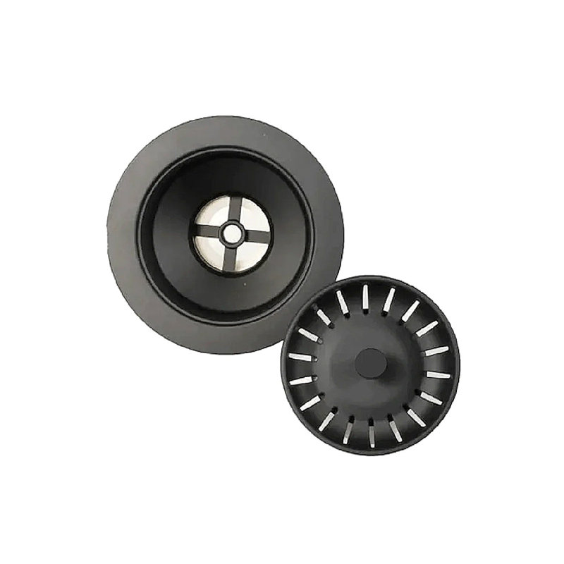 Basket Strainer, Matte Black