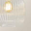 Calpe Glass Flush Mount-375053872