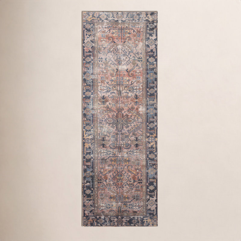 Tapis d'intérieur oriental Chris Loves Julia x Loloi Jules, Tapis de couloir 2 pi x 5 pi