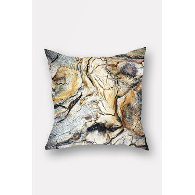 Housse de coussin carré en polyester Patankar