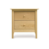 Sarah 2 - Drawer Solid Wood Nightstand