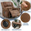 Fauteuil inclinable, chauffant et pivotant-1280628607
