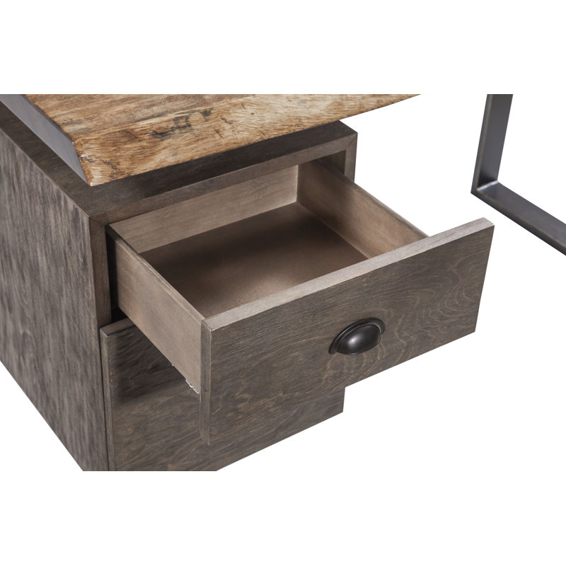 Live Edge Solid Wood Desk