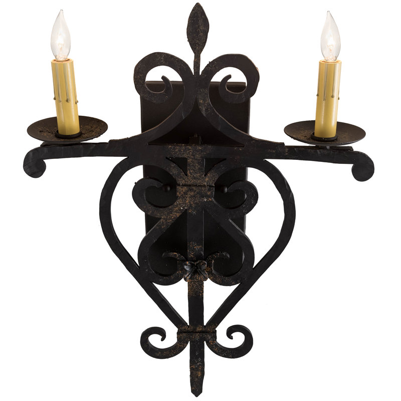 Fleur-de-lis 2 - Light Candle Wall Light