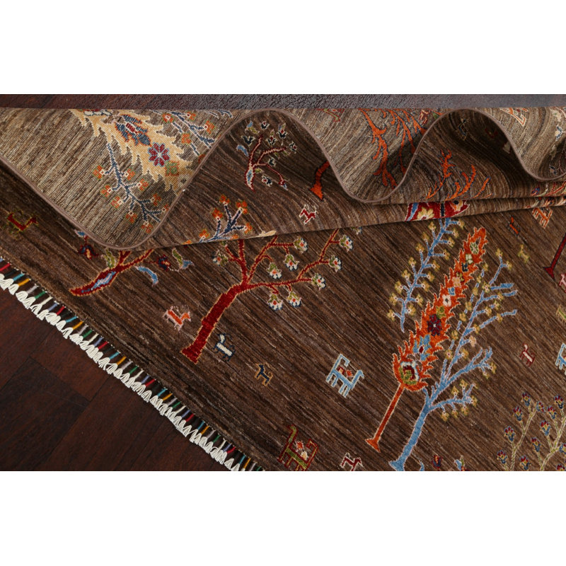 Tapis en laine teint dans la masse Ziegler 6 x 7