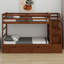 Bunk Bed With Trundle And Storage Stairs-1835340635