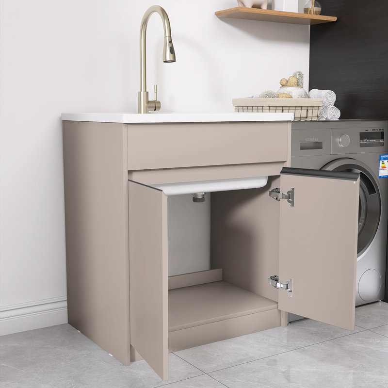 Armoire autoportante autoportante 30 po avec évier à eau chaude et froide