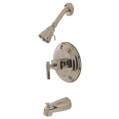 Kingston Brass Milano Single-Handle Pressure Balanced Tub and Shower Faucet