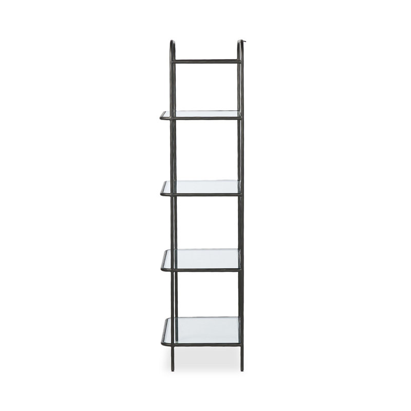 Swinton Etagere Bookcase, Gunmetal