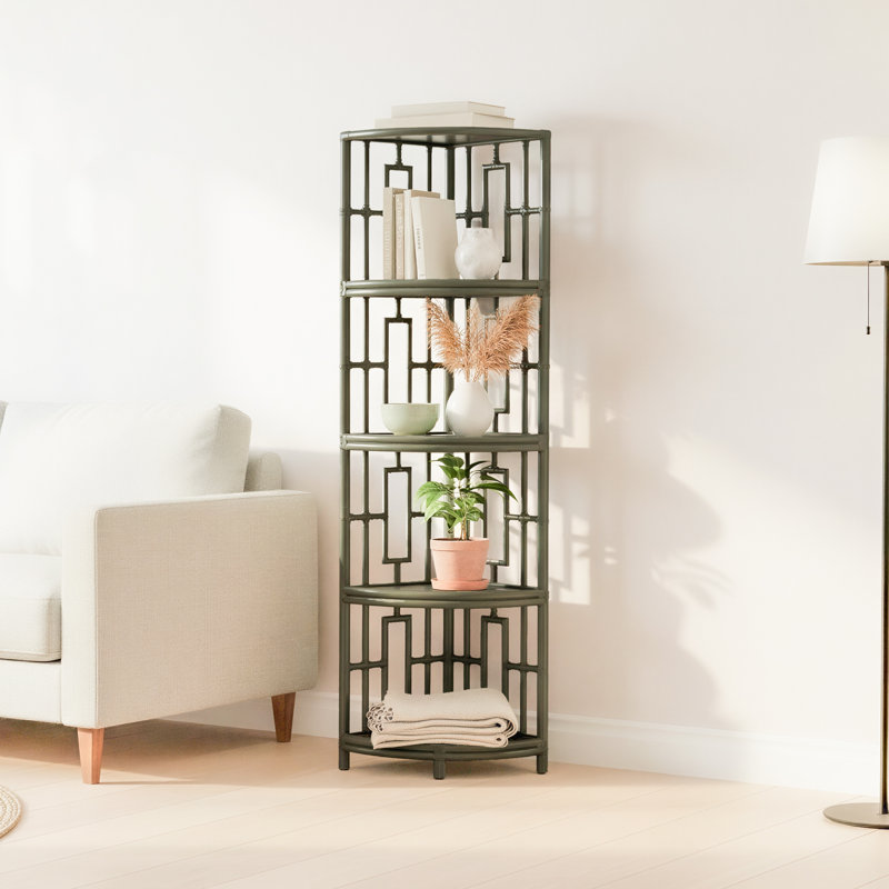 Manley Corner Bookcase, Natural