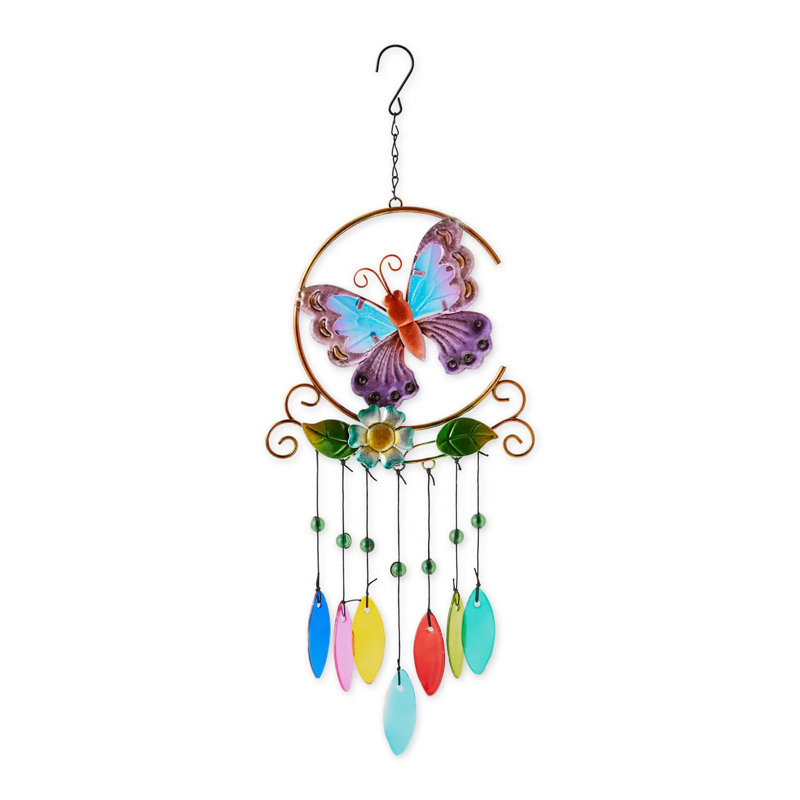 VERRE À FEUILLES - CARILLON À VENT