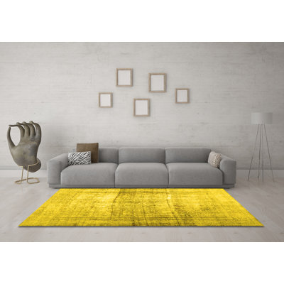 Eufimia Washable Abstract Indoor Rug