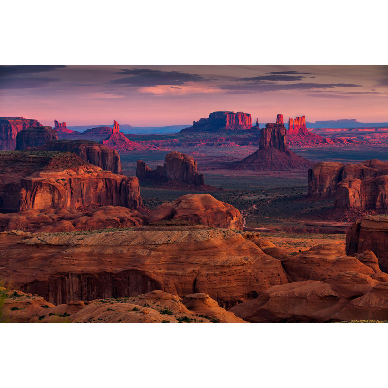 Monument Valley, Arizona par Bill_Vorasate - Photographie sur toile tendue, H 8 po x l 12 po