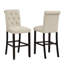 Tabouret de bar en bois massif Leviton, ensemble de 2-1652228514