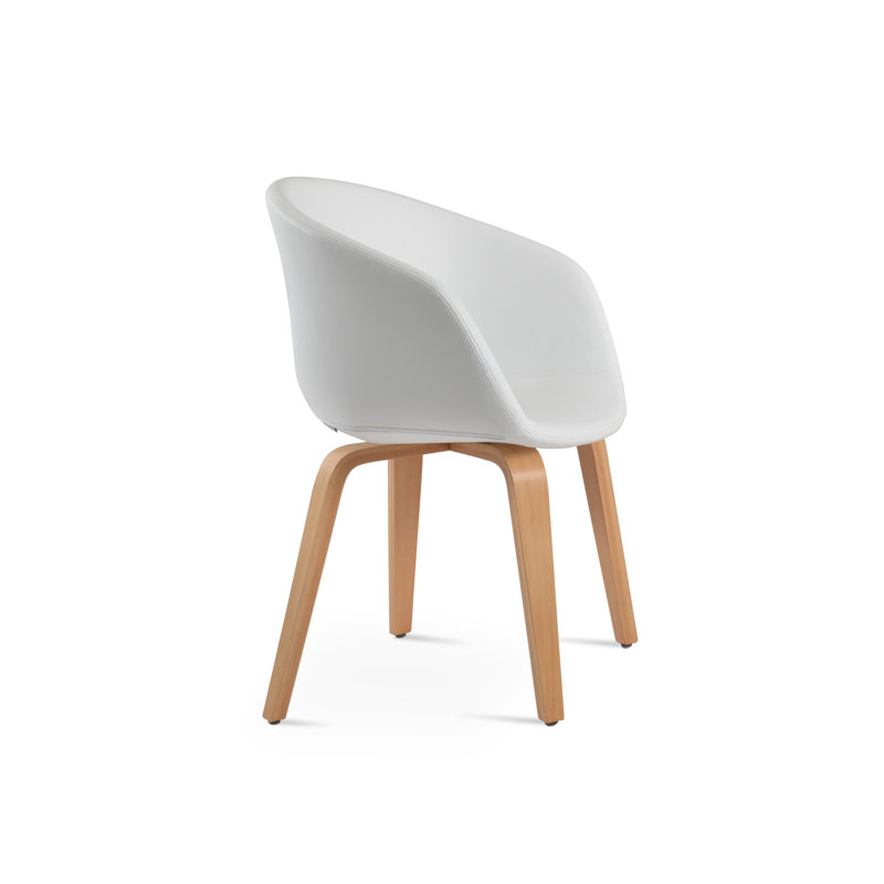 Fauteuil Tribeca, Naturel, Blanc