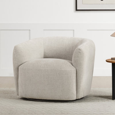 Chaise pivotante en tonneau Jeremiah
