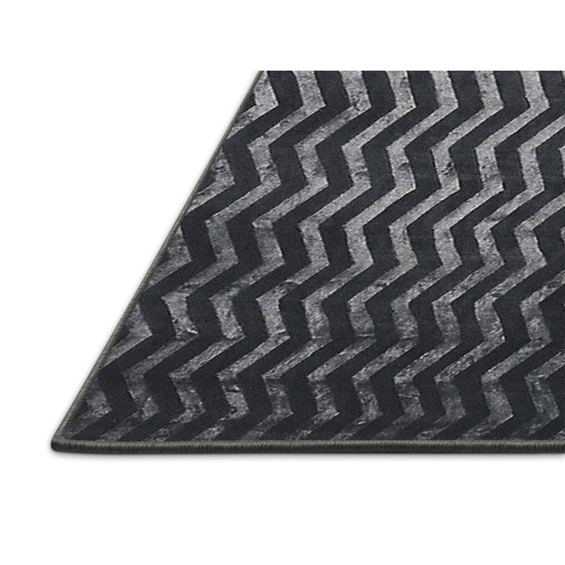 Tapis noir Alar, Rectangle 5 pi x 7 pi