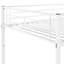 Lit simple superposé simple en métal blanc - fabrication de qualité, lit facile à assembler, fabrication stable, L 78,1 po x l 41,4 po x H 65,3 po-56491715-56491712