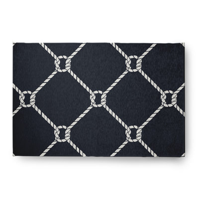 Agrim Chenille Geometric Indoor Rug
