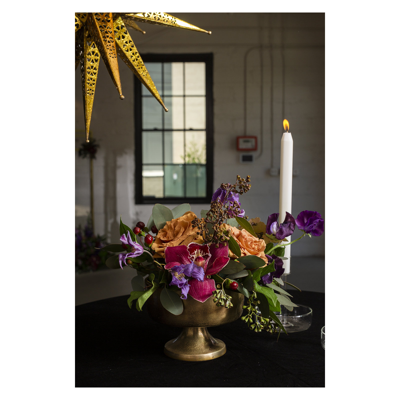Abrams Handmade Metal Table Vase, 4.25" H x 6" W x 6" D