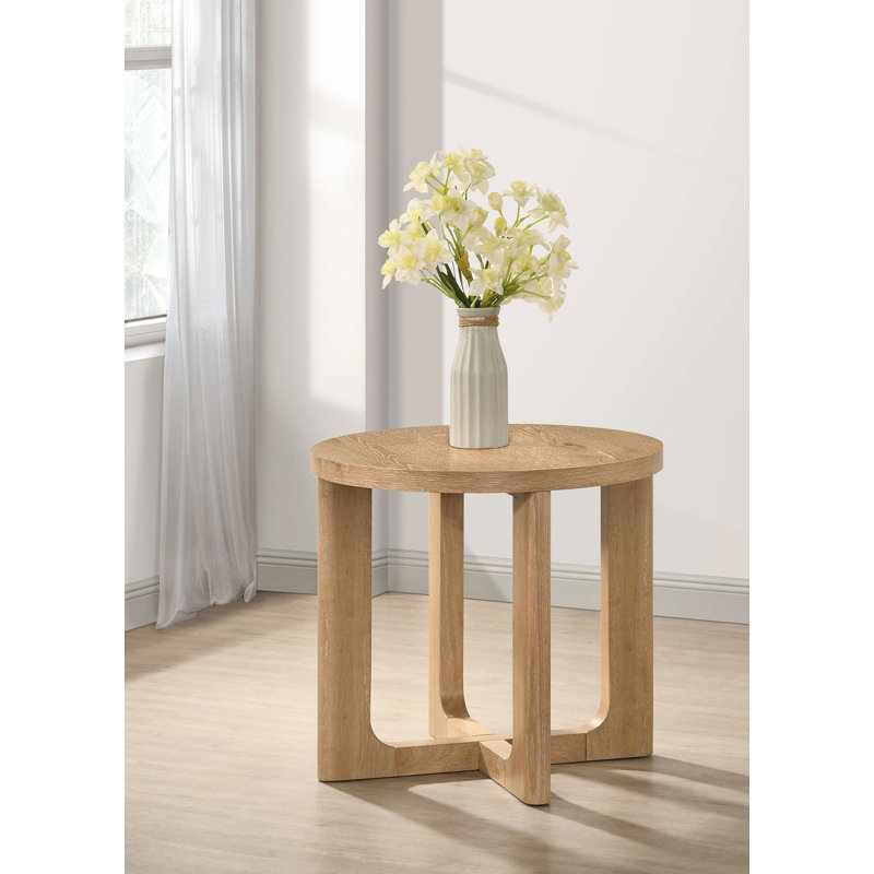 Table de bout rustique 23,9 po, brun, Rustic Brown