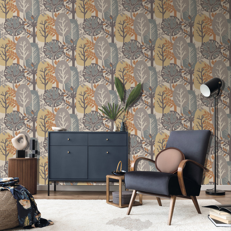 Papier peint Antibes Nature Forest, Beige