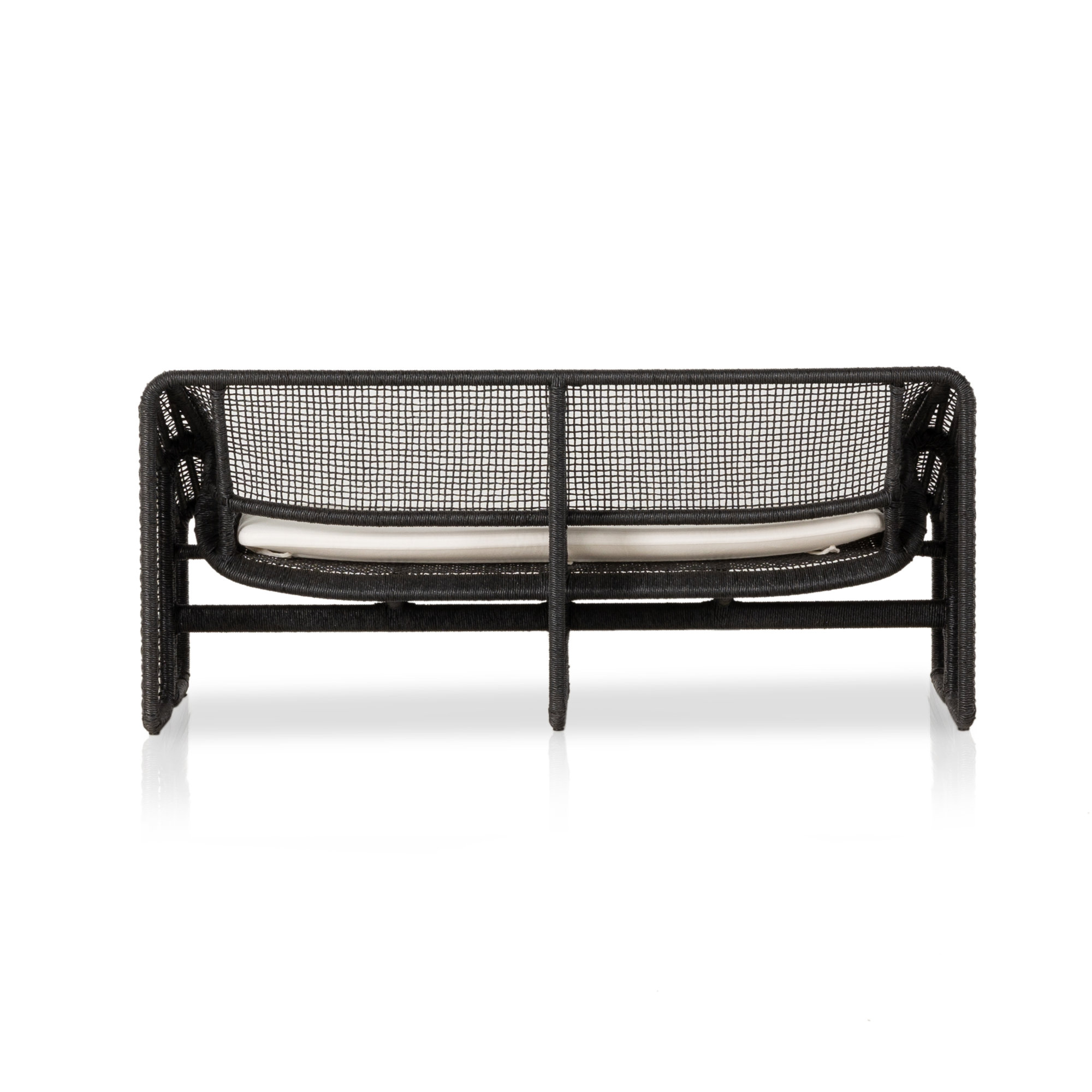 Shea 63'' Wide Straight Loveseat with Cushions, Faux Black Hyacinth